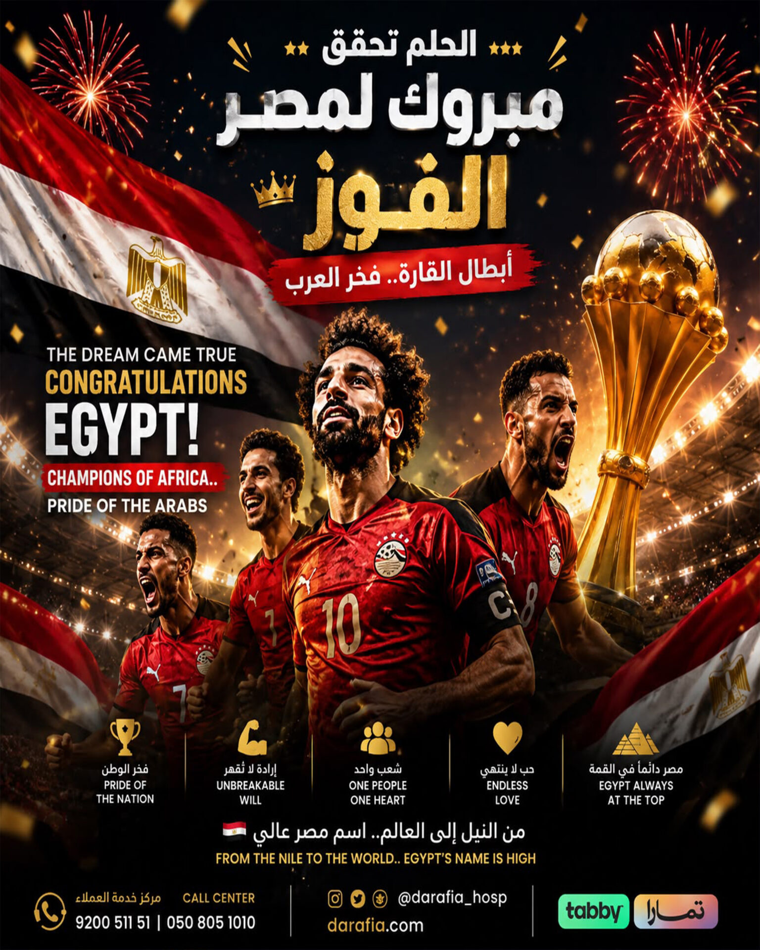 Congratulations, Egypt